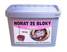 Norat voskové bloky na potkany do kanalizace, 10 kg